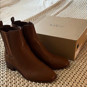J. Crew Factory Brown Ankle Boots